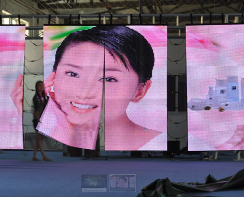 Flexible LED Display LED Video Curtain 360DS